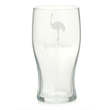 Personalised Emu Engraved Glass, 3 of 5