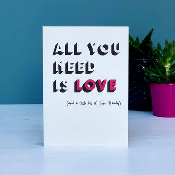 All You Need Is Love Greeting Card, 2 of 4
