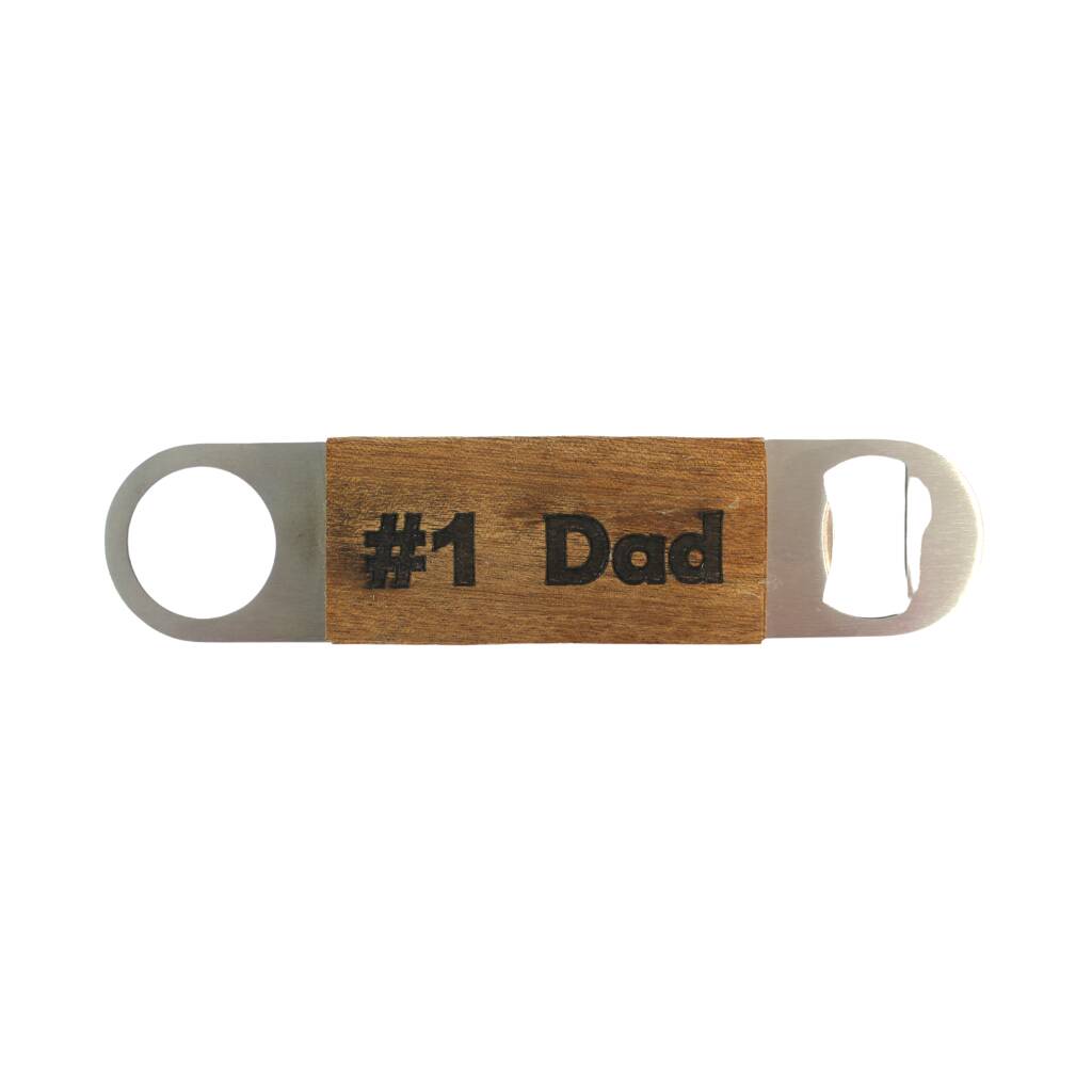 No1 Dad Engraved Bar Blade | Bottle Opener