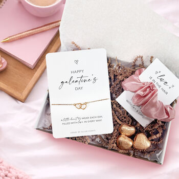 Galentines Day Cute Accessories Valentines Gift Box For Her Hearts, 2 of 8