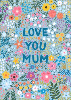 Floral Mother's Day Card 'Love You Mum', 3 of 3