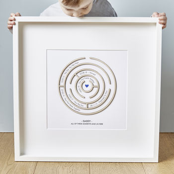 Personalised Wooden Maze Print, 4 of 12