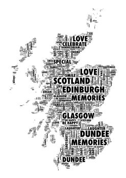 Country Map Personalised Print, 2 of 9