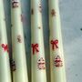 Hand Painted Christmas Gingerbread Candles, thumbnail 2 of 4