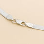 Sterling Silver Triple Herringbone Star Bracelet, thumbnail 3 of 6