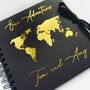 Epic Travel Gift Set World Map With Push In Pins And Personalised Scrapbook, thumbnail 4 of 10