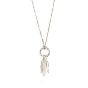 Gold Vermeil Or Sterling Silver Seed Pod Charm Necklace, 2 of 5