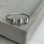 Sterling Silver Bees Ring, thumbnail 9 of 9