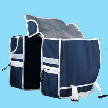 Bicycle Double Pannier Bag For Shopping, 4 of 6