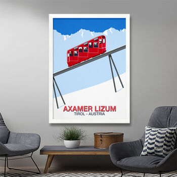 Axamer Lizum Ski Resort Poster, 2 of 6