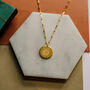 24ct Gold Plated Mandala Pendant, thumbnail 1 of 5