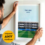 Contemporary Rugby Stadium Print Gift, Framed Or Unframed, thumbnail 4 of 12