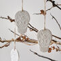 2pcs Luxury Stoneware Skull Tree Ornament Decoration, thumbnail 3 of 7