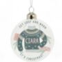 Personalised Christmas Jumper Glass Bauble, thumbnail 3 of 4