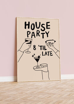 House Party Kitchen Print, 3 of 4