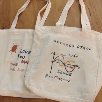 White Cotton Linen Lightweight Tote Shopping Bag, Summer Beach Picnic Bag, 2 of 7