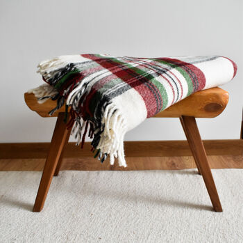 Pure Wool Blanket – Tartan Red, 2 of 5
