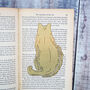 Cat Brass Bookmark, thumbnail 7 of 8