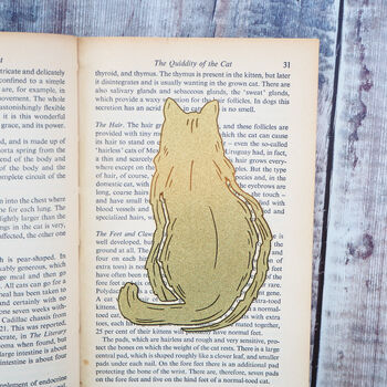 Cat Brass Bookmark, 7 of 8