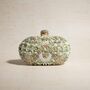 Aashna Mint Oval Embellished Clutch, thumbnail 2 of 3