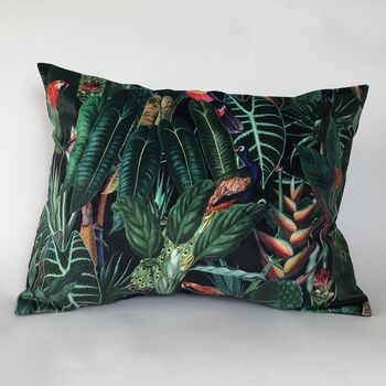 Velvet Rainforest Rectangular Cushion Cover, 2 of 6