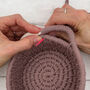 Macrame Kit, Baskets Mauve, thumbnail 4 of 8