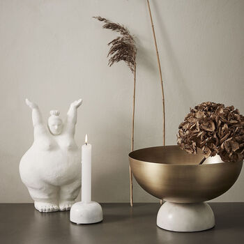 Marmilla White Marble Candle Holder, 3 of 6