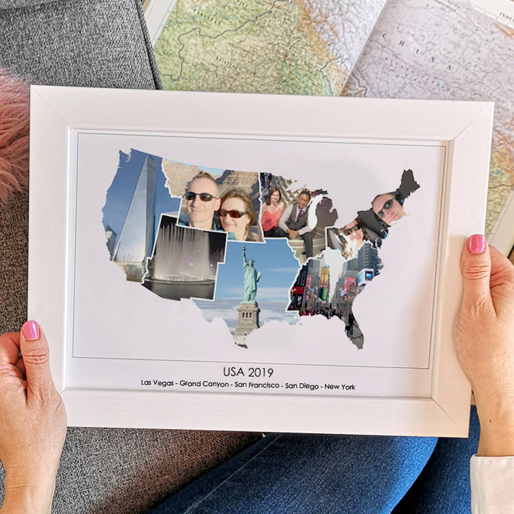 Personalised Travel Photo Gift Map, 1 of 12