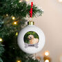 Personalised Dog Photo Christmas Bauble, thumbnail 1 of 4