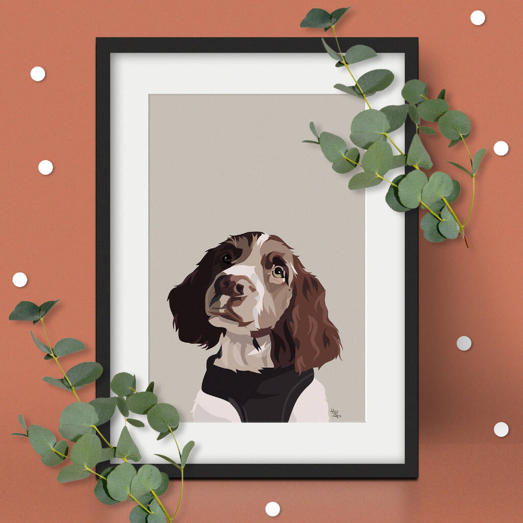 Personalised Pet Portrait Print, 1 of 12
