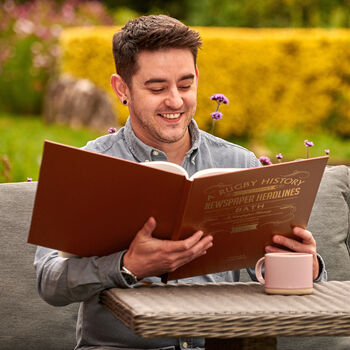 Bath Personalised Rugby Union Newspaper Book, 6 of 12