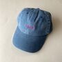 Personalised Year Denim Baseball Cap, thumbnail 3 of 7