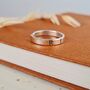 Sterling Silver Personalised Name Band Ring, thumbnail 3 of 6