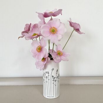 Porcelain Flower Vase, 9 of 12