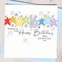 Personalised Starry 16th Birthday Card, thumbnail 1 of 3
