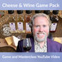 Cheese And Wine Game Gift Kit With Video Guide, thumbnail 1 of 11