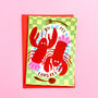 Valentines 'To My Lobster' Luxury Card, thumbnail 1 of 5