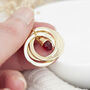 Personalised Russian Ring Garnet Crystal Necklace, thumbnail 6 of 12