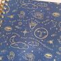 Blue Starry Night Lined Notebook, thumbnail 4 of 5