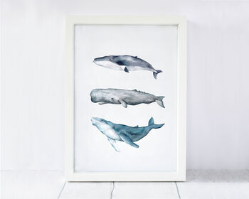 Whale Trio Art Print, 2 of 4