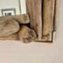43cm Square Handmade Driftwood Wall Mirror, thumbnail 2 of 10