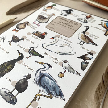 Water Birds Spotting Journal Notepad, 6 of 12