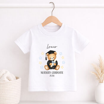 Personalised Nursery Graduate T Shirt, 4 of 8