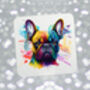 French Bull Dog Gifts. Color Splash, Dog Lover Gift Personalised, thumbnail 3 of 5