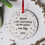 Personalised First Christmas As Daddy Tree Decoration, thumbnail 1 of 3