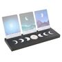 Black Moon Phase Tarot Card Stand Tealight Holder, thumbnail 4 of 4
