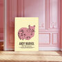 Andy Warhol Pink Cat Art Print, thumbnail 1 of 3