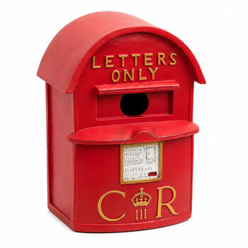 Red Post Box Bird House, 4 of 7