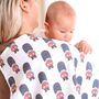 Muslin Swaddle Blanket London Soldiers Baby Gift, thumbnail 8 of 12