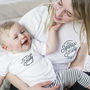 Personalised Sleepless Society Mother's Day T Shirt Set, thumbnail 2 of 8